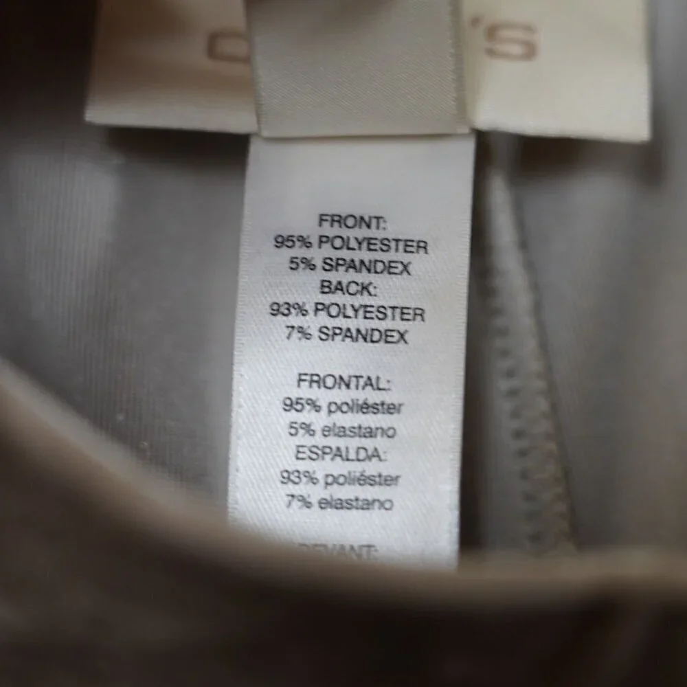 Chicos Womens Sequin Velvet ankle Pants M(8) Champagne Party Club Holiday - Picture 7 of 10